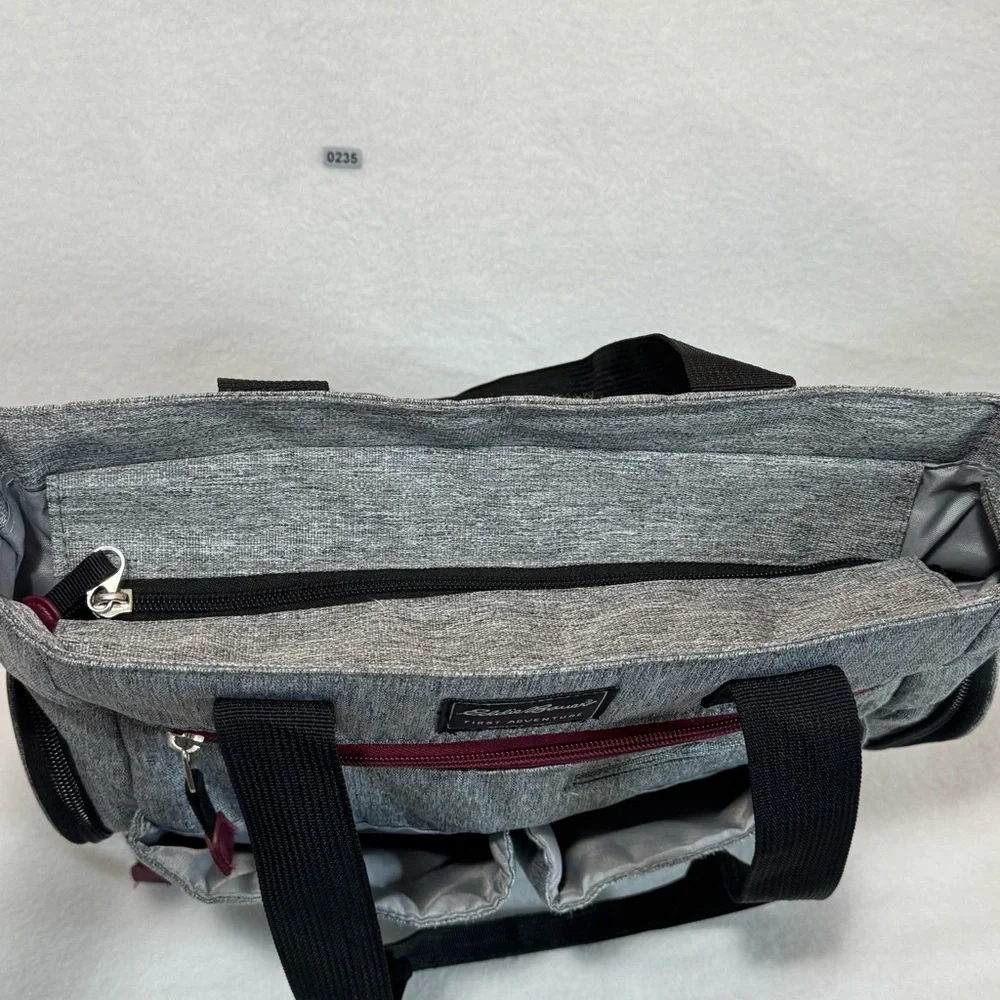 Eddie Bauer First Adventure Diaper Bag Tote - Heather Gray